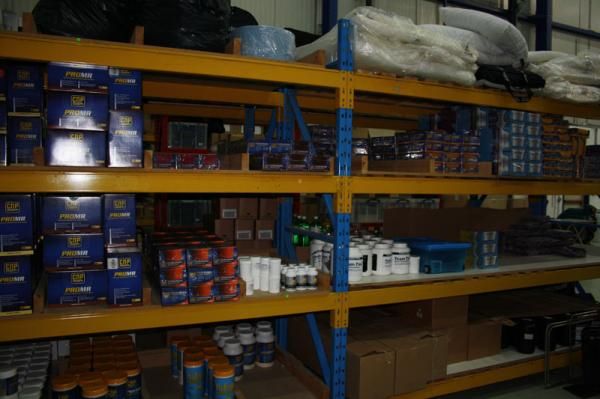 The team's product supplies are well stocked