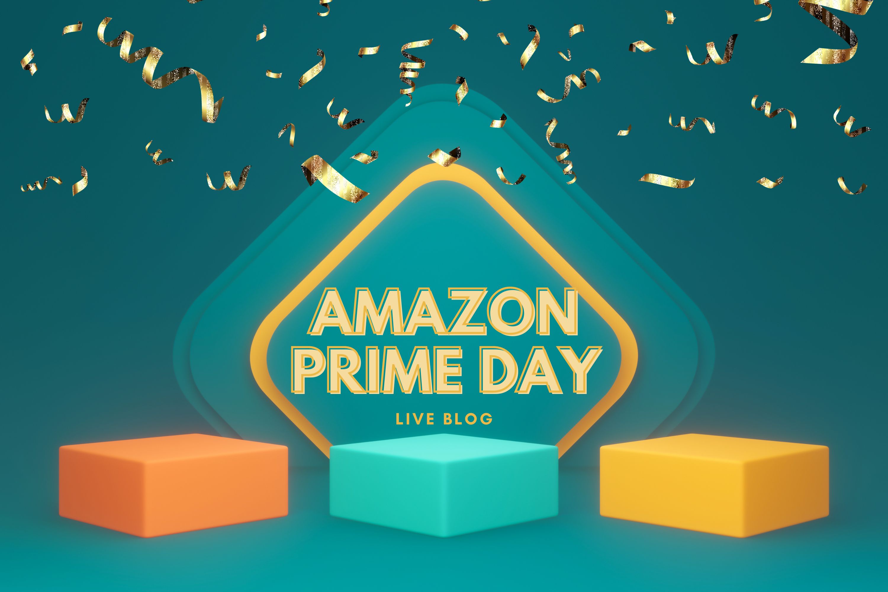 A banner image that says Amazon Prime Day Live Blog