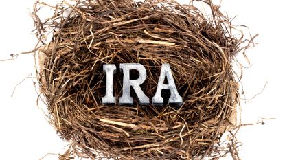 picture of letters spelling IRA in a nest