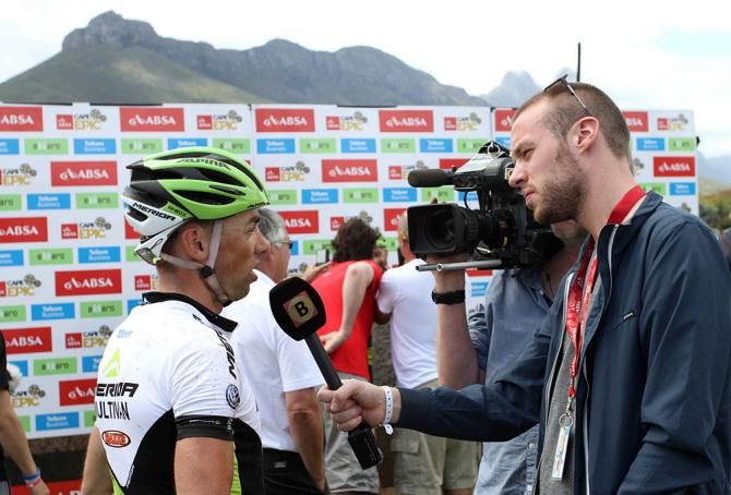 Rudi van Houts of Multivan Merida is interviewed