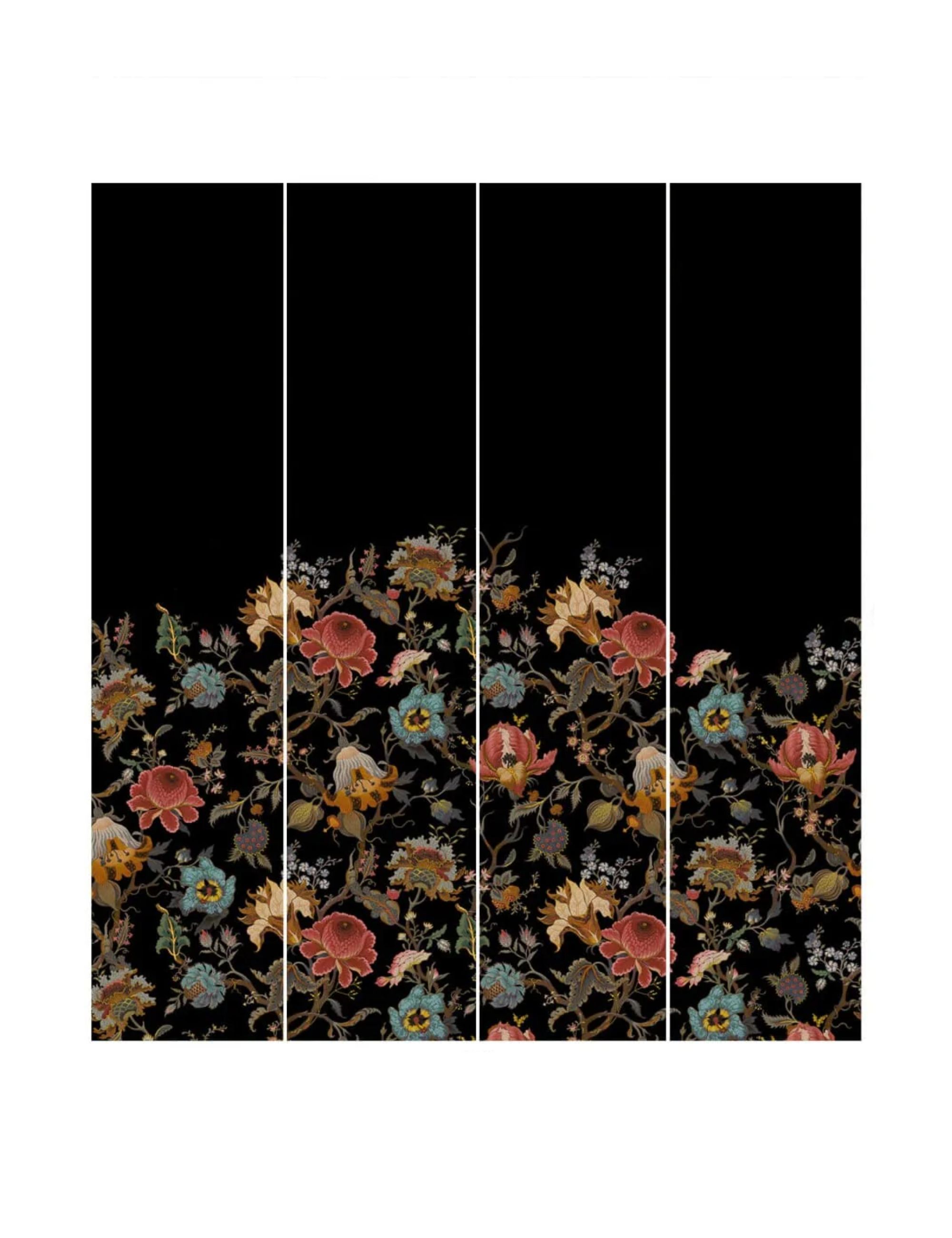 House of Hackney, Artemis Climbing Walls Wallpaper - Black