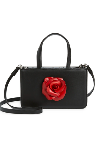 Red Color Trend 2023 | Puppets and Puppets Small Rose Top Handle Bag