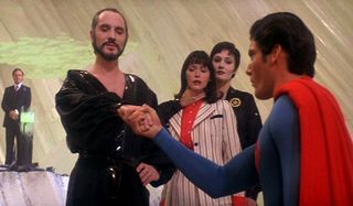 Superman II Terrence Stamp Margot Kidder Christopher Reeves Zod takes Superman's hand