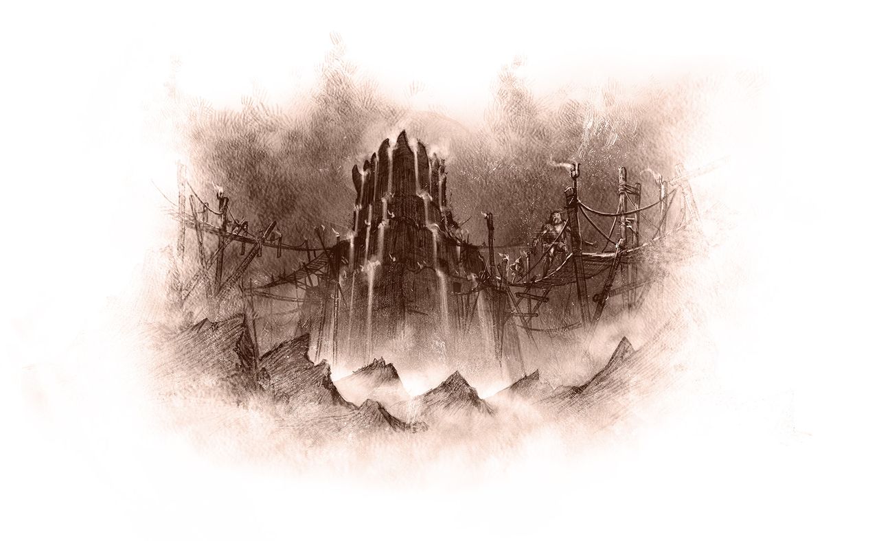Interior artwork from Moria - Through the Doors of Durin