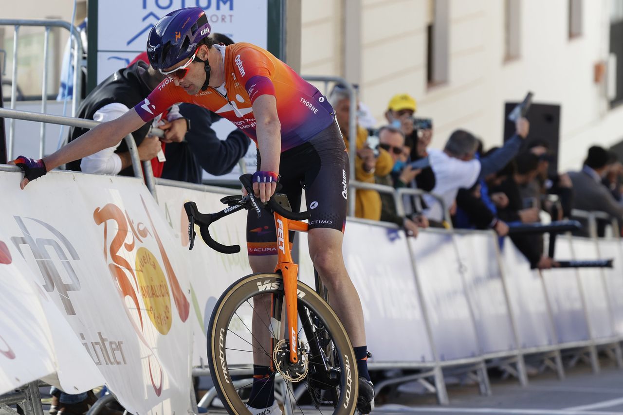 Vuelta a Andalucia - Ruta Del Sol 2022 - 68th Edition - 1st stage Ubrique - Iznajar 200,7 km - 16/02/2022 - Stephen Bassett (USA - Human Powered Health) - photo Luis Angel Gomez/SprintCyclingAgency&Acirc;&copy;2022