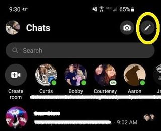 Facebook Messenger Start New Group Chat Crop
