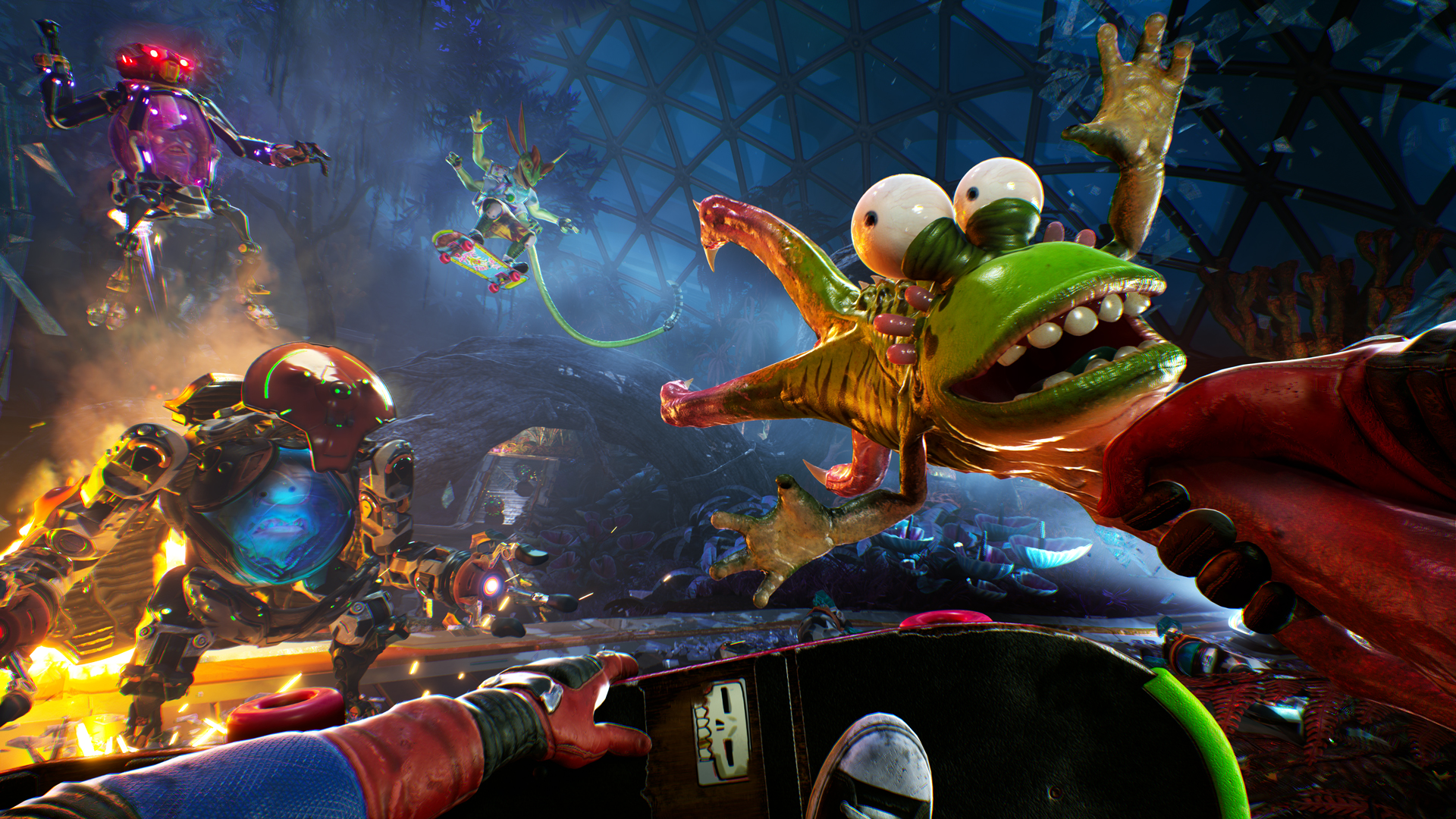 High on Life 2 reveal screenshot showing alien carnage