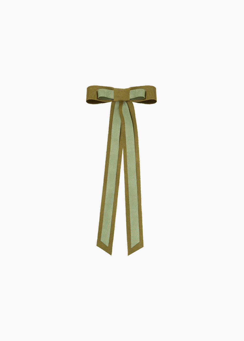 Jennifer Behr X Julia Berolzheimer Eden Bow Barrette -- Jade