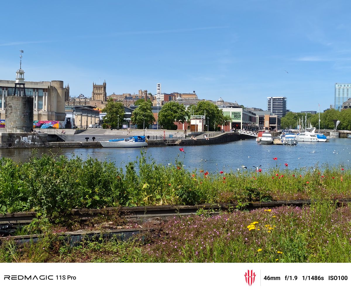 Photos of a harbor taken on the RedMagic 11S Pro