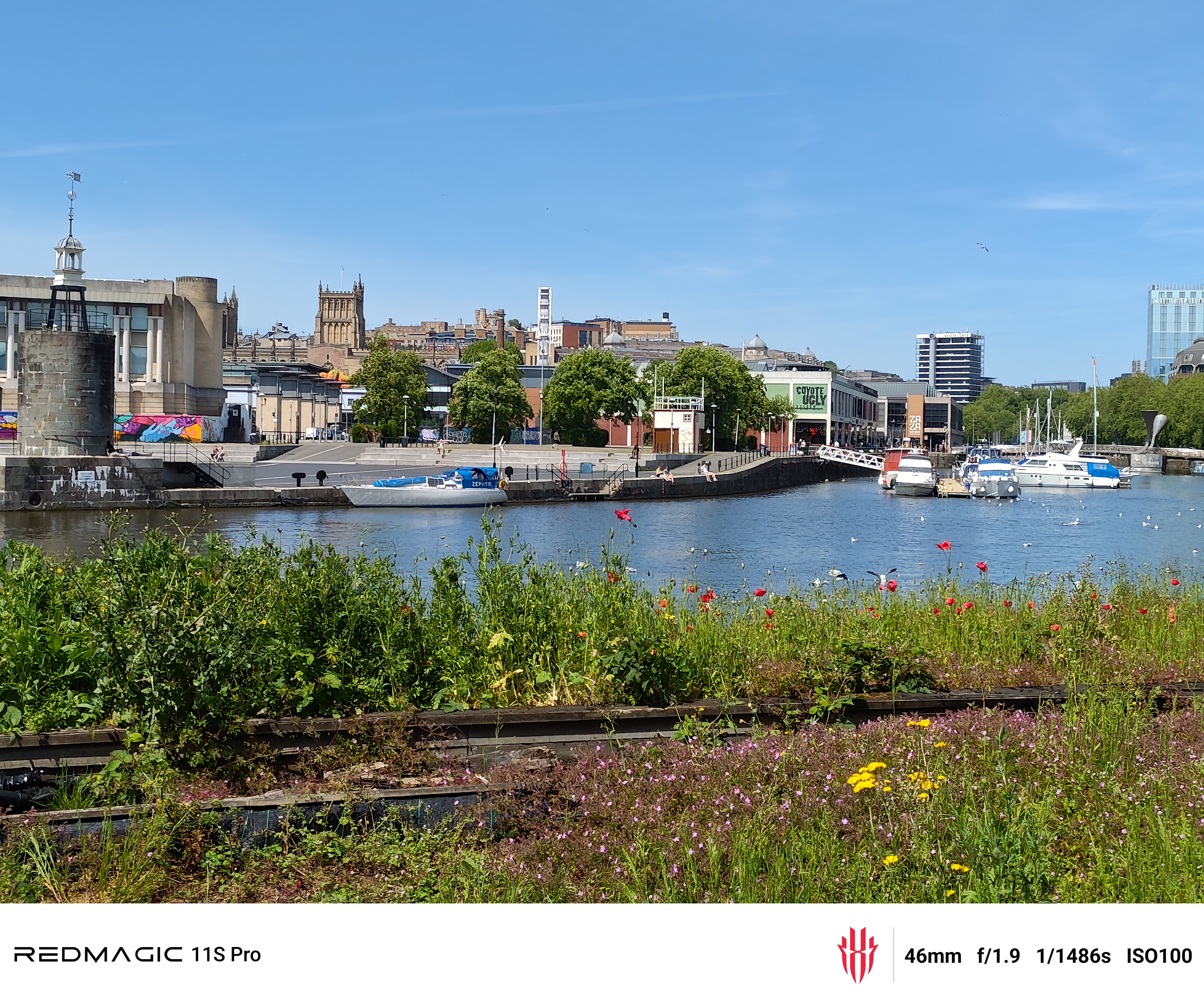 Photos of a harbor taken on the RedMagic 11S Pro