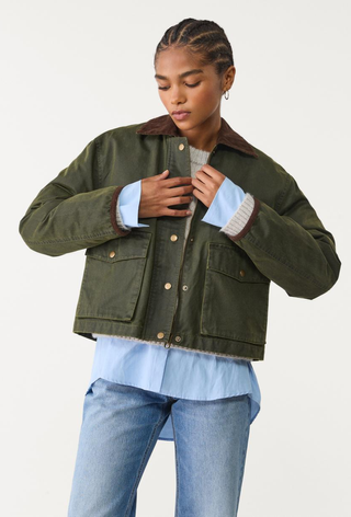 An image of a country jacket from Stradivarius. 