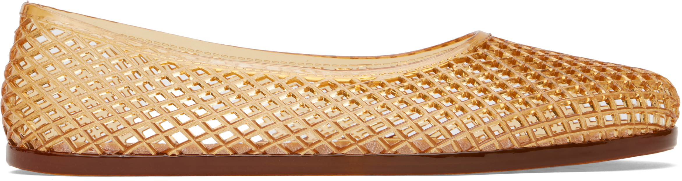 Tan Iro Ballerina Flats