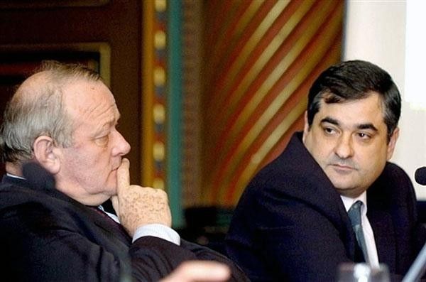 Saiz (r) and former Tour de France director Jean-Marie Leblanc clashed at times about the approach against doping.