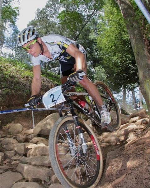 Nino Schurter (Scott-Swisspower) on his way to a win