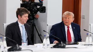 Trump and Sam Altman