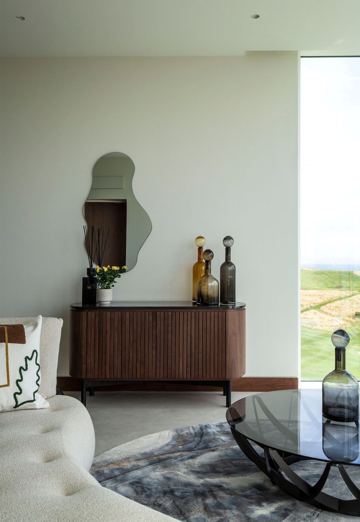 Inside the old coastguard station with contemporary interior design finishing touches