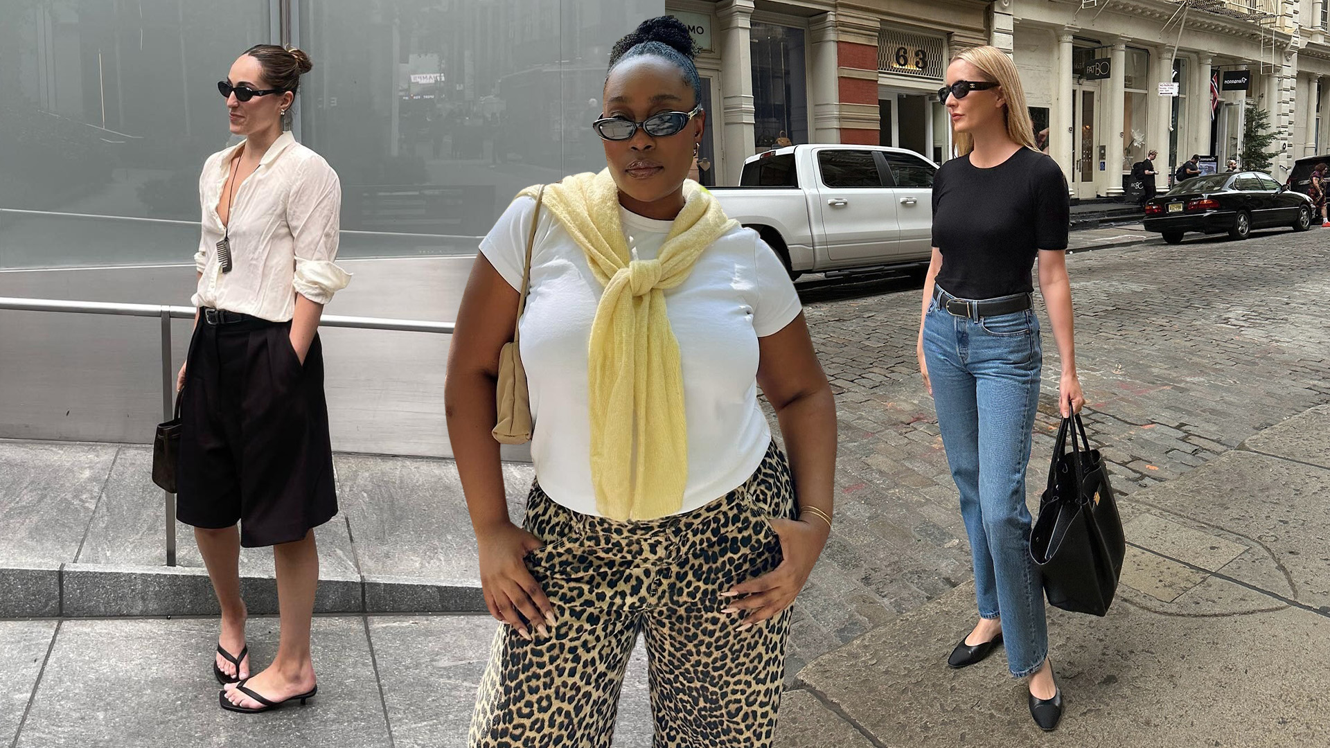 Collage of Who What Wear editors.