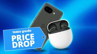 Pixel 10a shown with Pixel Buds 2a