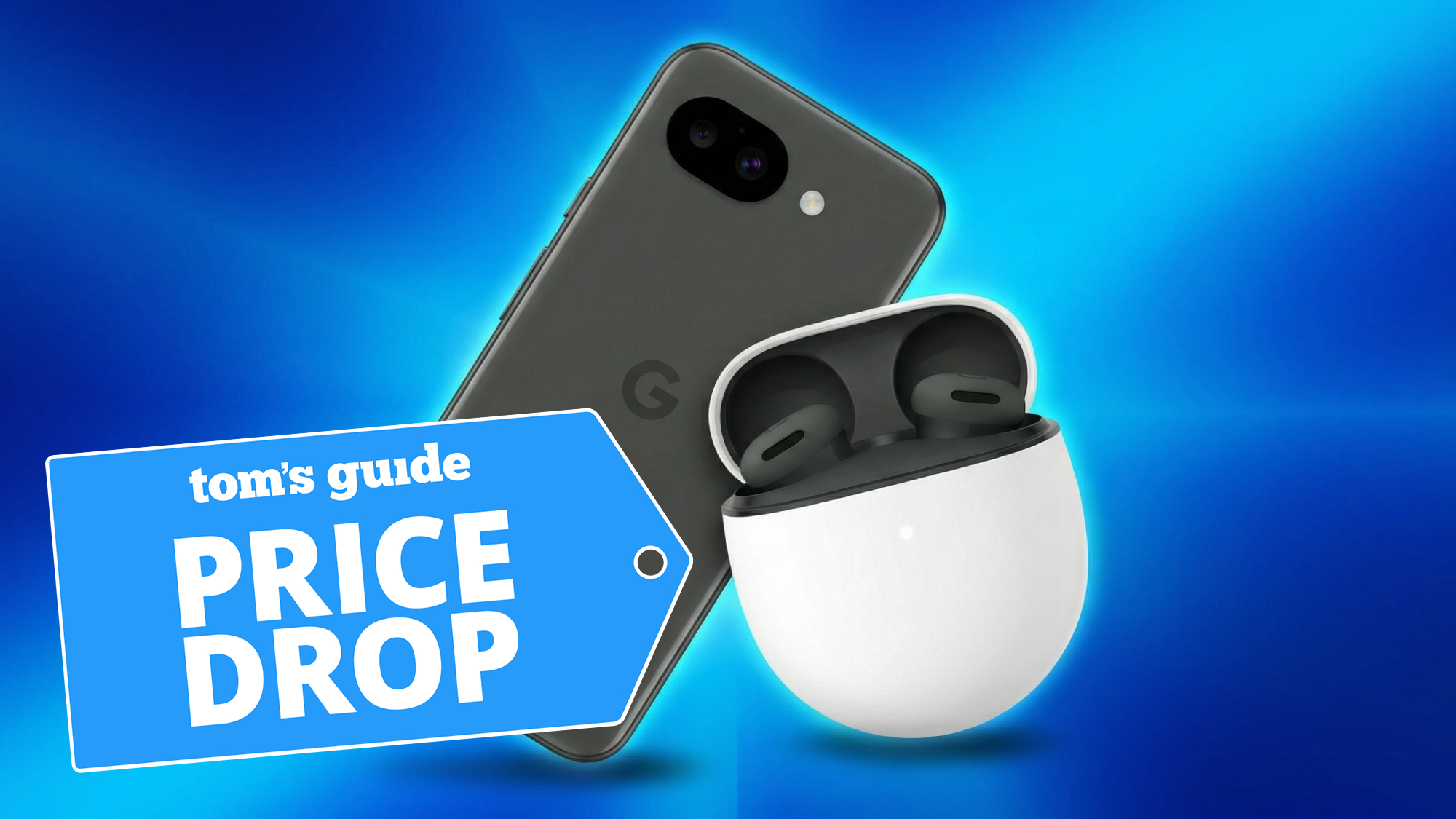 Pixel 10a shown with Pixel Buds 2a