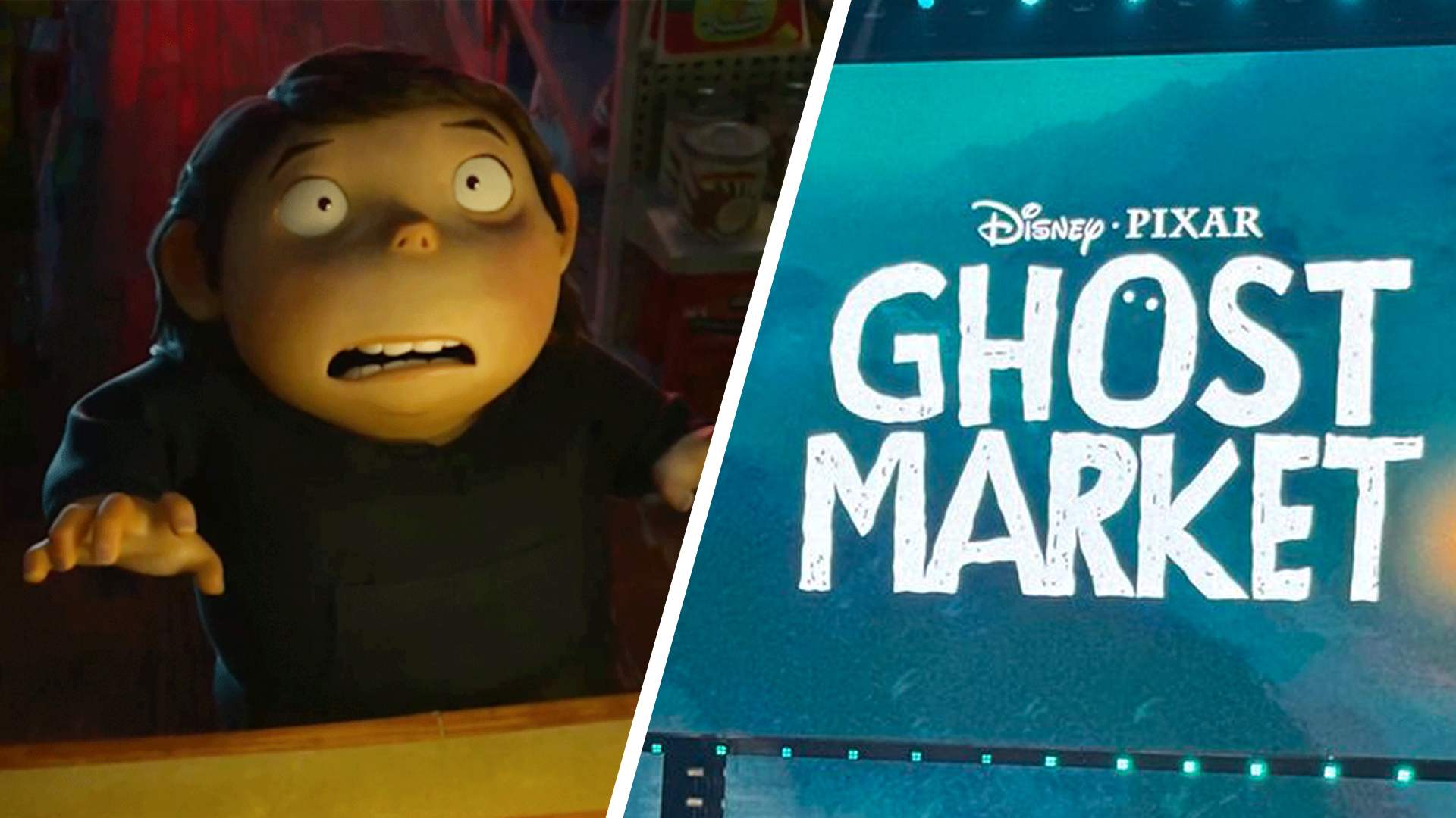 Pixar's Ghost Market trailer