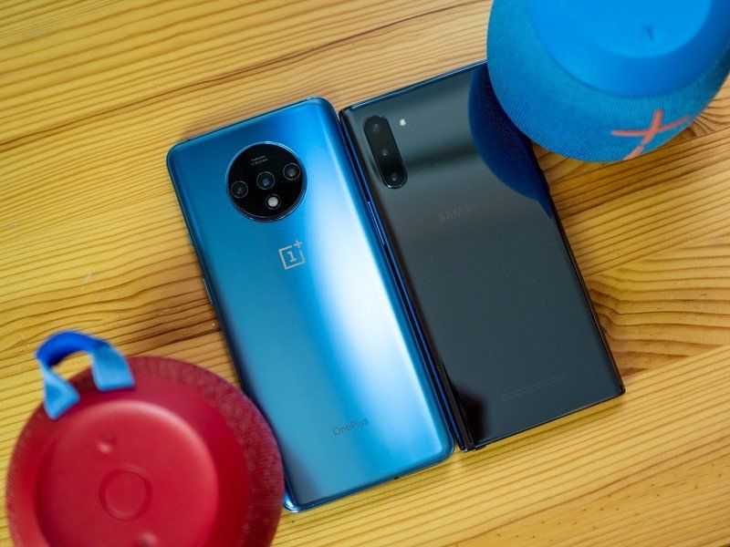 OnePlus 7T and Galaxy Note 10