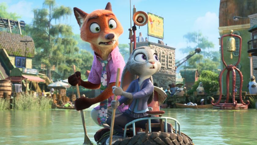 Nick Wilde and Judy Hopps explore Marsh Market in Zootopia 2.