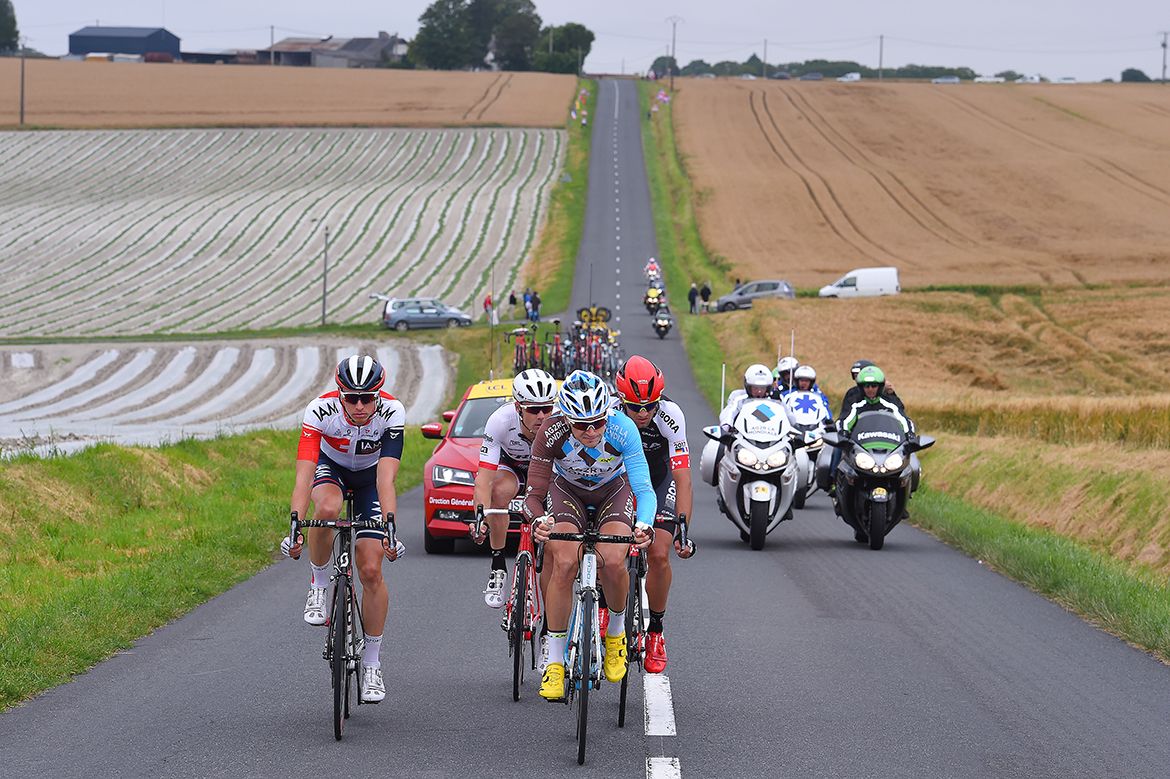 The breakaway on stage 4 of the Tour de France