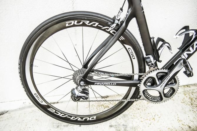 As standard with Team Sky's road bikes, the riders use the C50 wheelset