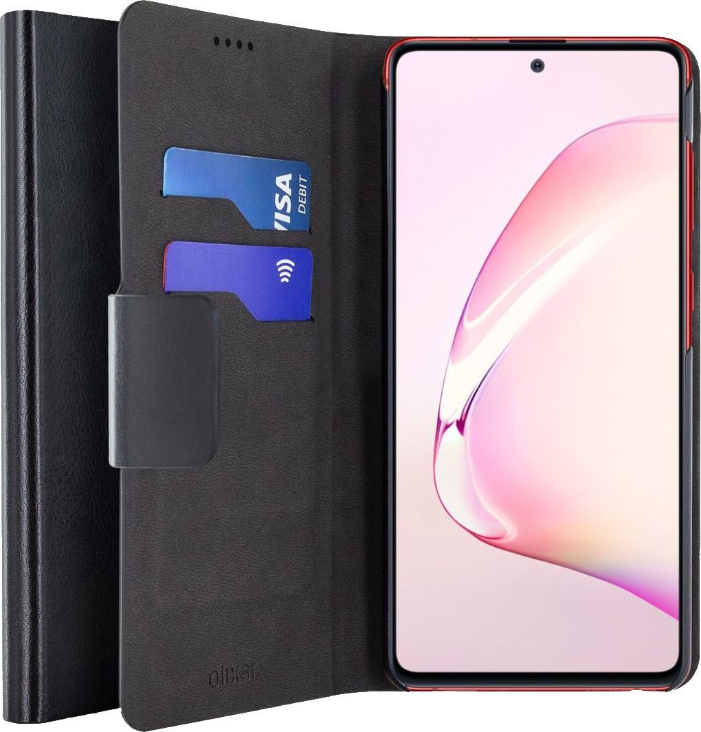 Olixar Leather Flip Case Render