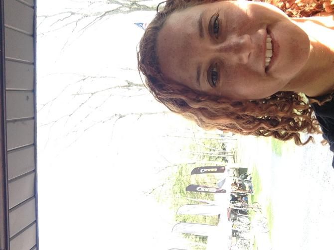 Selfie with forced smile - finding the positive!