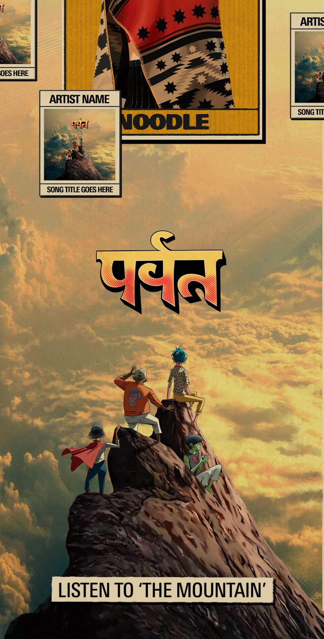 Spotify Gorillaz Character Match brand activation