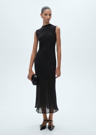 Lyocel Midi-Dress - Women | Mango Usa