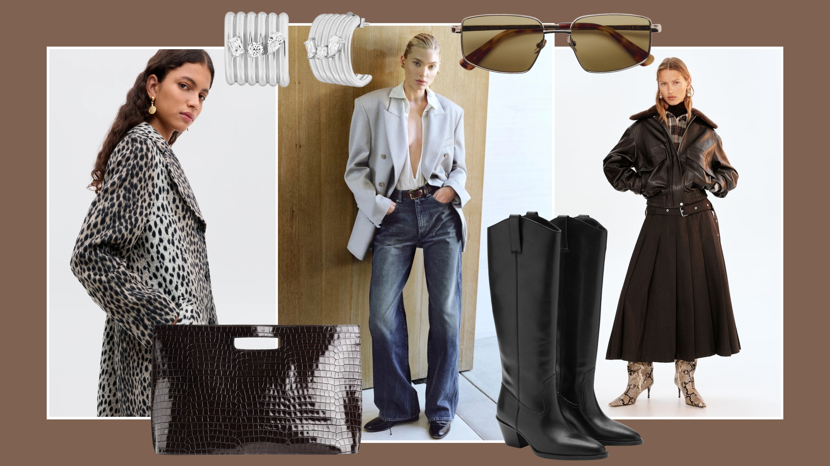 Looks and products from RIXO, DL1961, H&amp;M, Heavenly London, COS, Massimo Dutti, Mango.