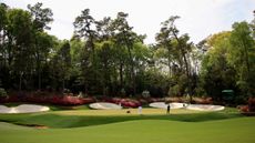 The 13th green at Augusta National