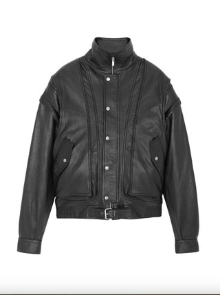 Saint Laurent Oversized Jacket In Lambskin