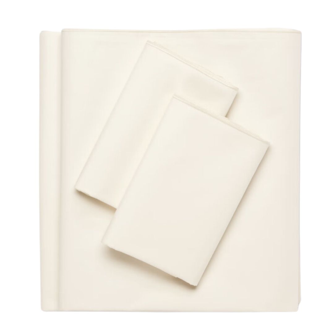 Cream-toned bedsheet