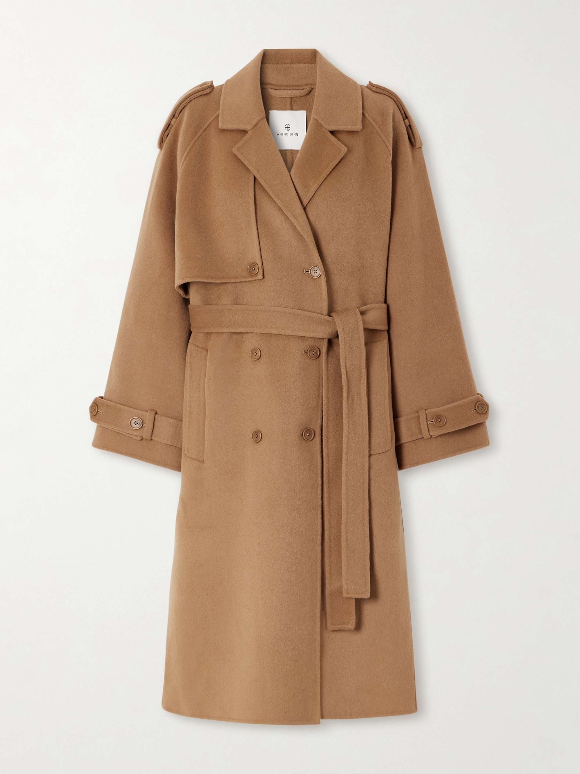 Rickie Wool and Cashmere-Blend Trench Coat