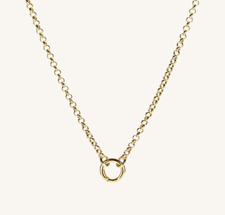 Mejuri Rolo Chain Charm Necklace