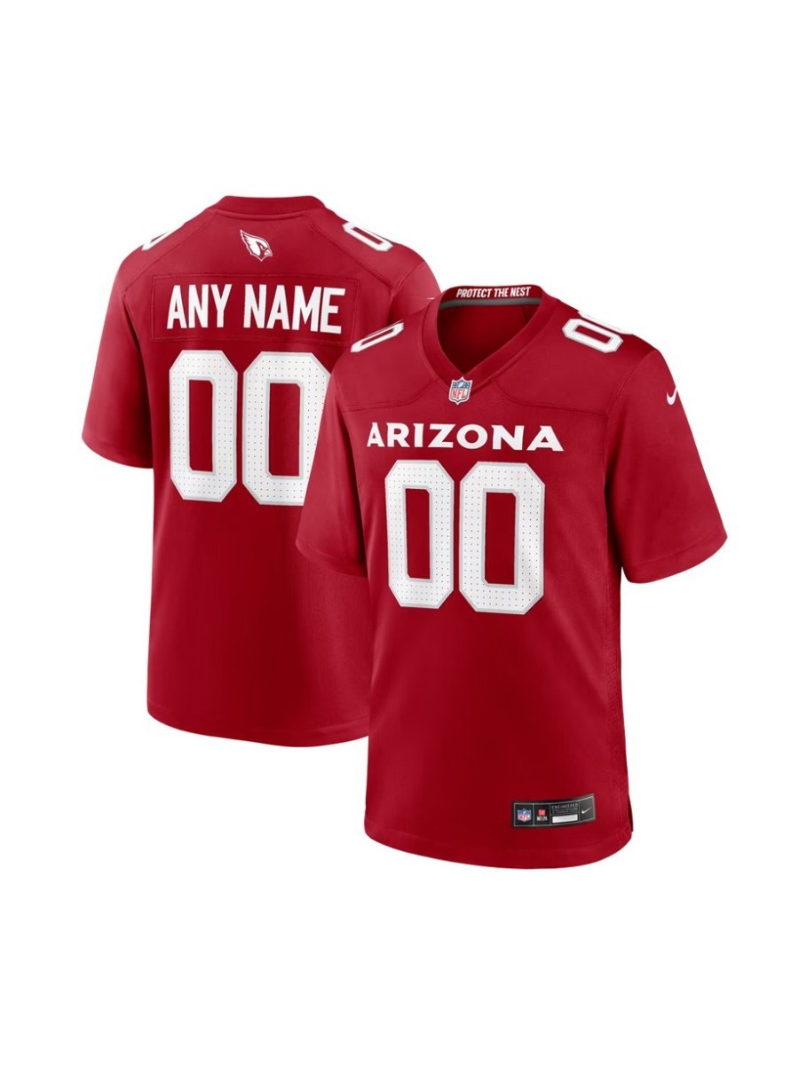 NFL Arizona Cardinals Nike Game Home Jersey - Custom - Mens
