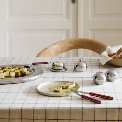 Westwing Collection, Stainless Steel Butter Dish Polaris