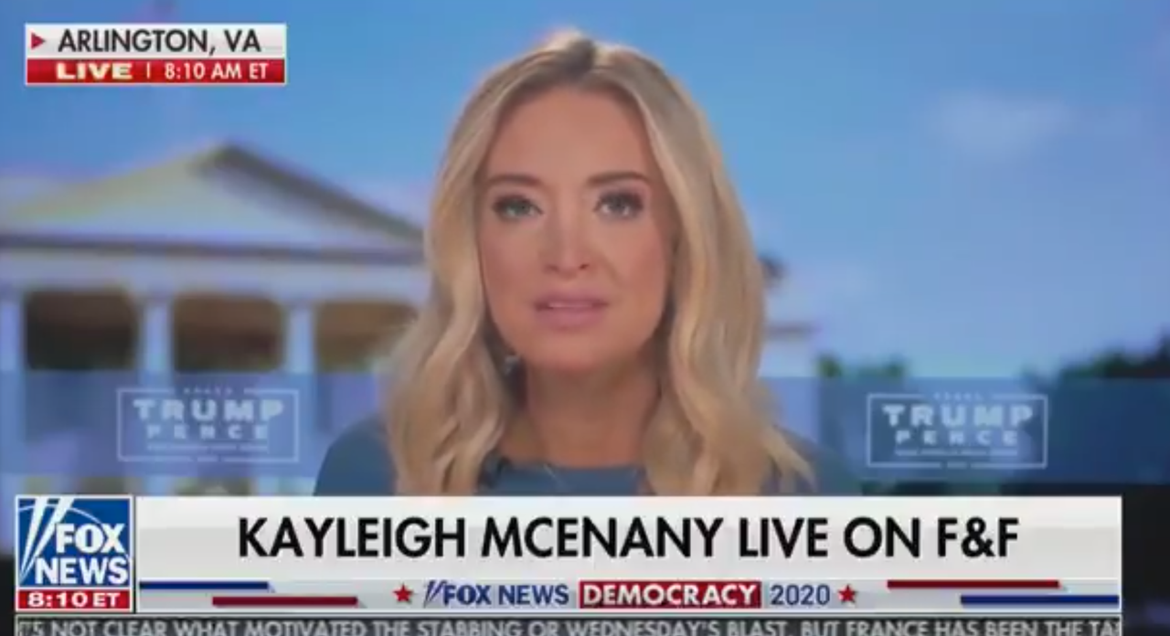 White House Press Secretary Kayleigh McEnany