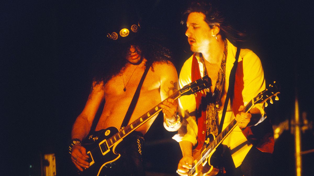 Slash and Gilby Clarke