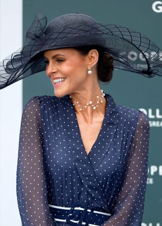 Jade Holland Cooper attends 'Ladies Day' of the Betfred Derby Festival 2024 at Epsom Downs Racecourse on May 31, 2024 i