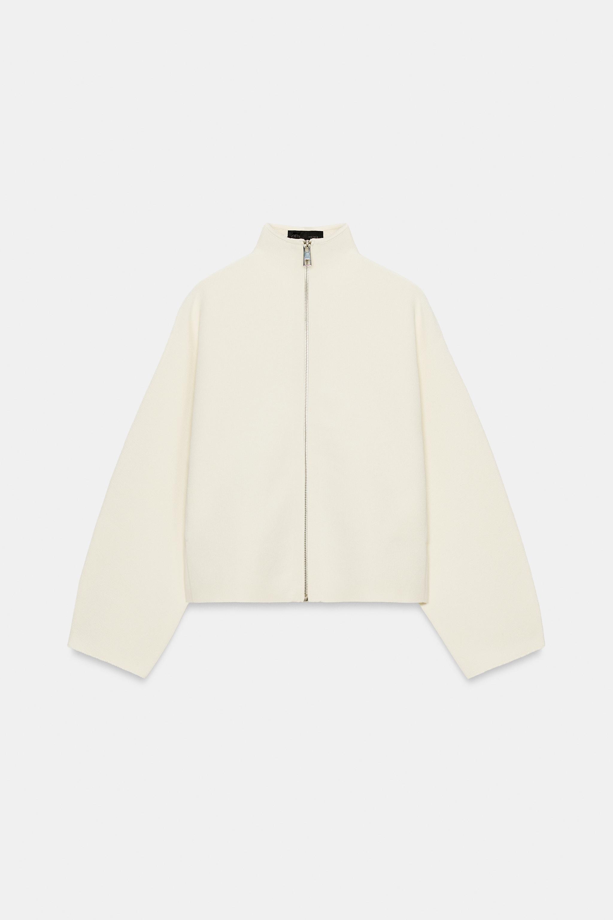 Zipper Knit Cardigan