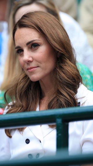 The Princess of Wales looks on during Day 2 of The Championships - Wimbledon 2019