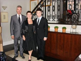 Daniel with his parent in 2008