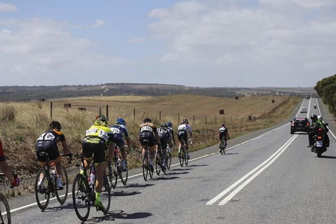 The terrain was barren on the other side of the Adelaide Hills