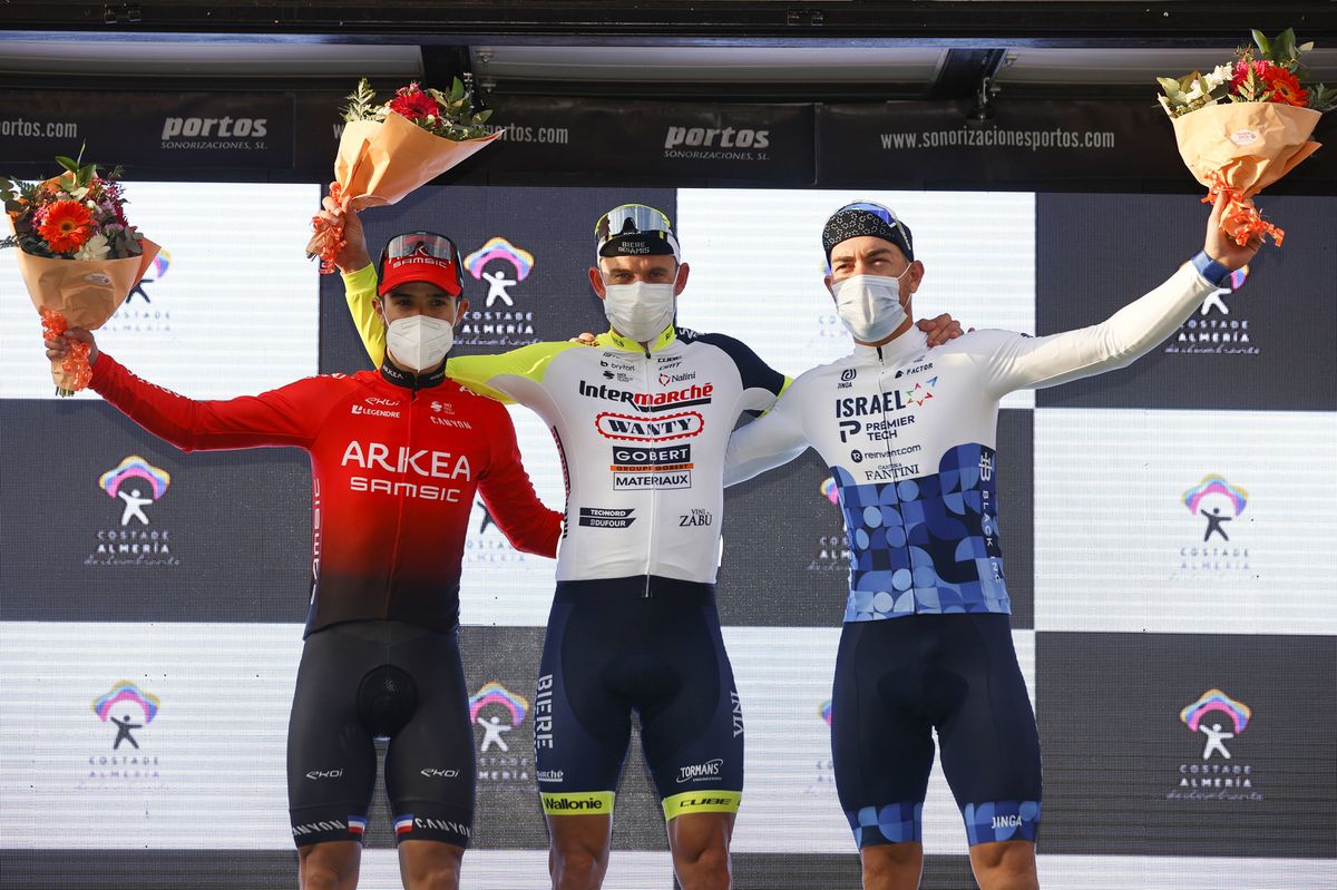 Final podium at 2022 Clasica de Almeria