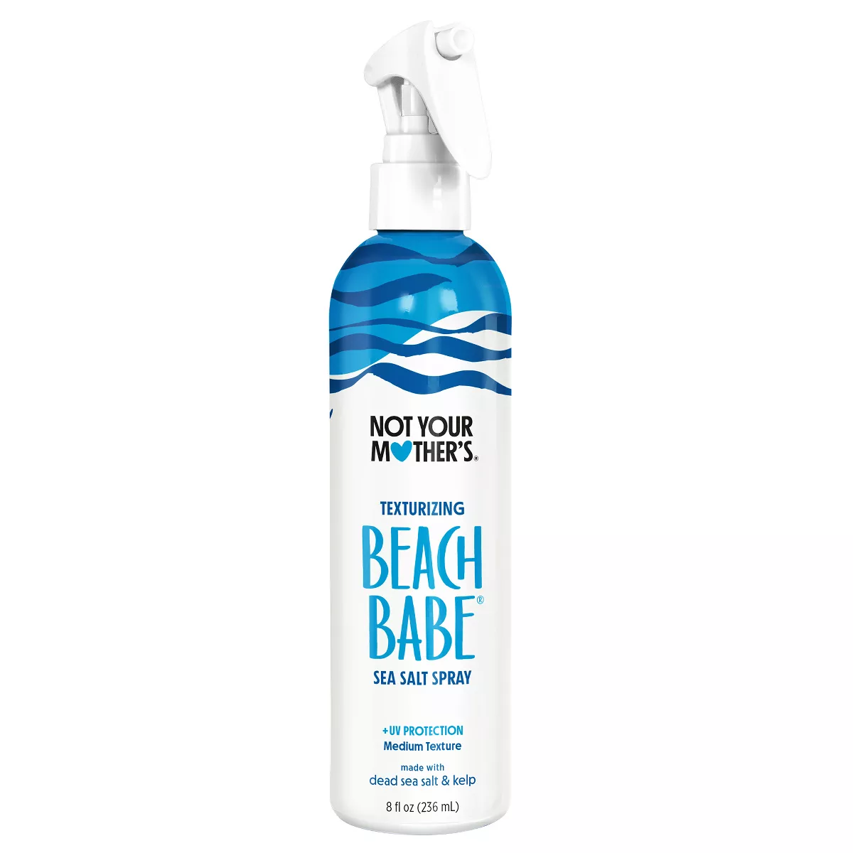 Not Your Mother's Beach Babe Texturizing Sea Salt Spray With Uv Protection - 8 Fl Oz: Curl Enhancing, Dye-Free, Paraben-Free, Sulfate-Free