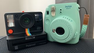 Polaroid OneStep+ and Fujifilm Instax Mini 9